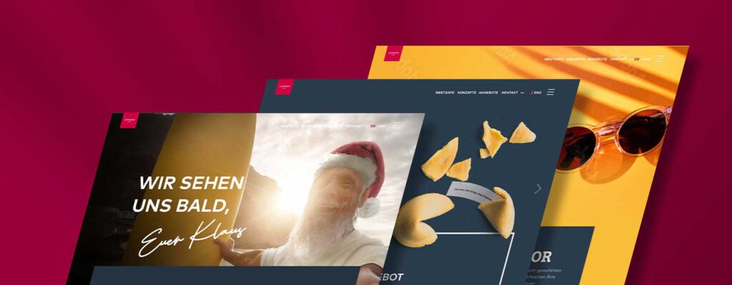 Spezielle Landingpages für Kampagnen und Angebote